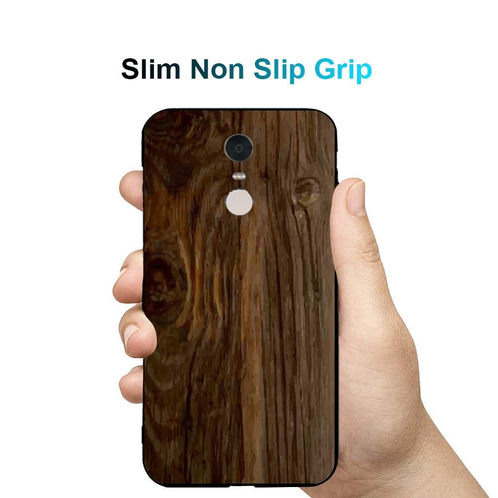 Amazon Brand - Solimo Designer Wooden Texture Printed Hard Back Case Mobile Cover for Xiaomi Redmi Note 5 (D207)