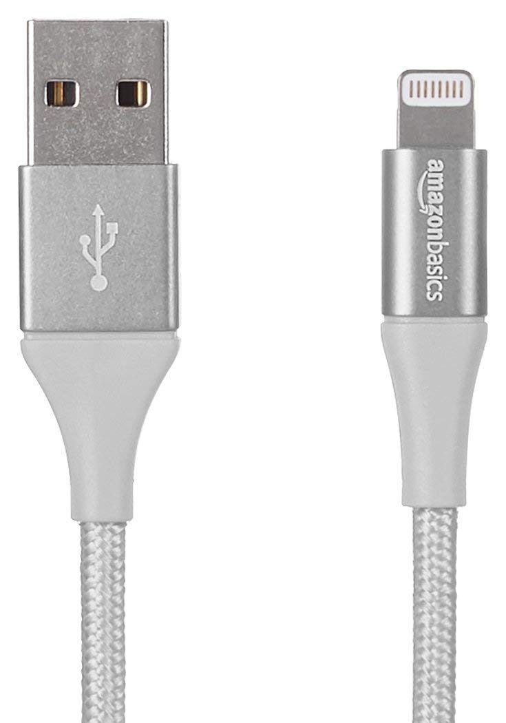 (Renewed) AmazonBasics Metal Monitor Stand - Silver