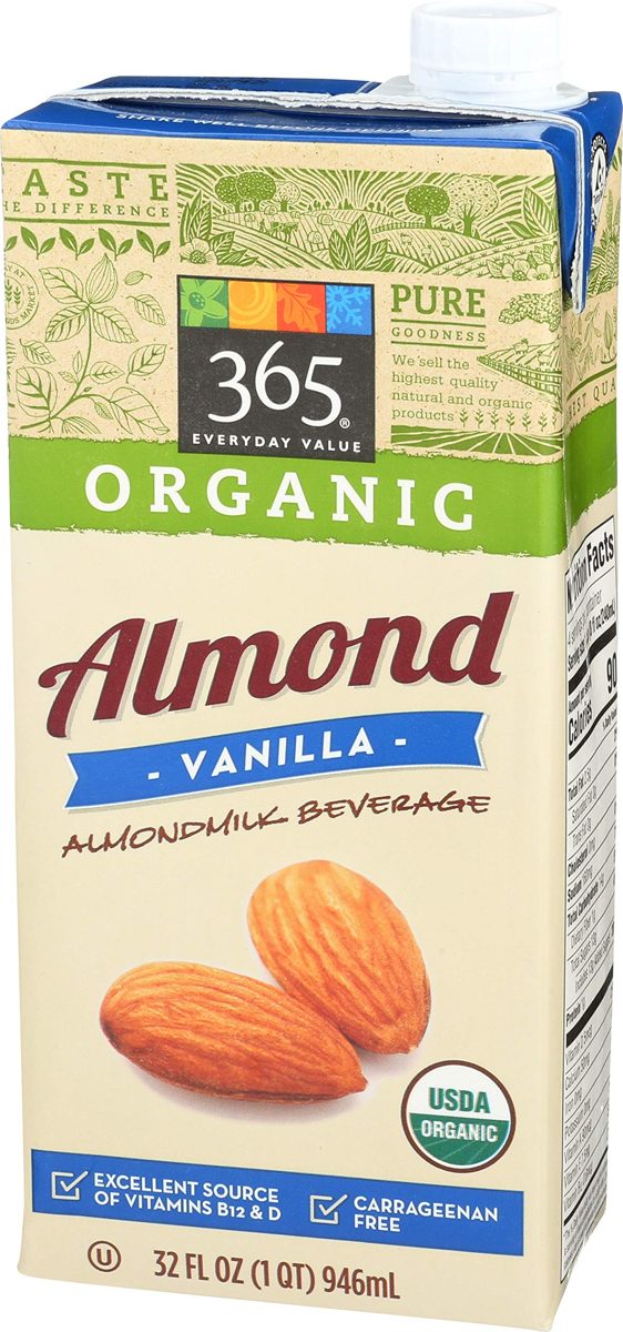 365 by Whole Foods Market, Organic Shelf-Stable Almondmilk, Vanilla, 32 Fl Oz