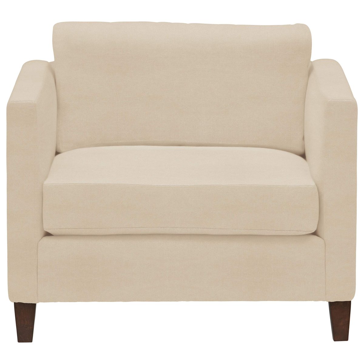 Amazon Brand – Stone & Beam Andover Modern Living Room Accent Chair, 38"W, Linen