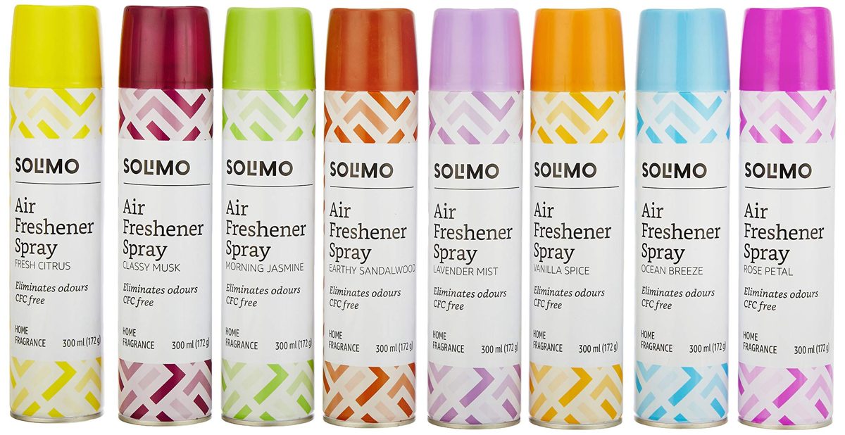 Amazon Brand - Solimo Air Freshener Spray - Rose Petal, 300ml