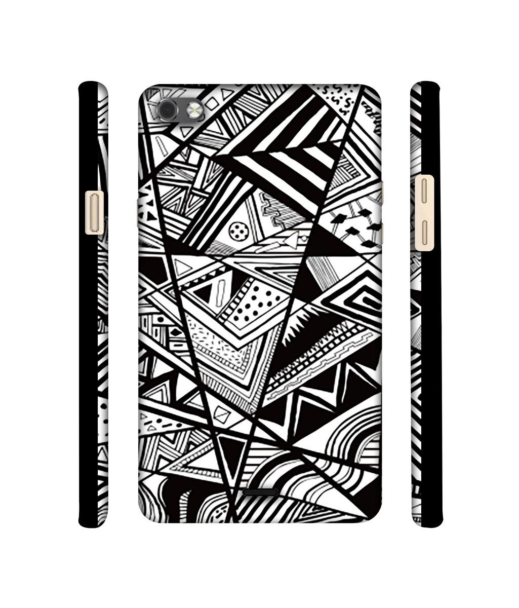 Amazon Brand - Solimo Designer Random Pattern 3D Printed Hard Back Case Mobile Cover for Micromax Canvas Sliver 5 Q450