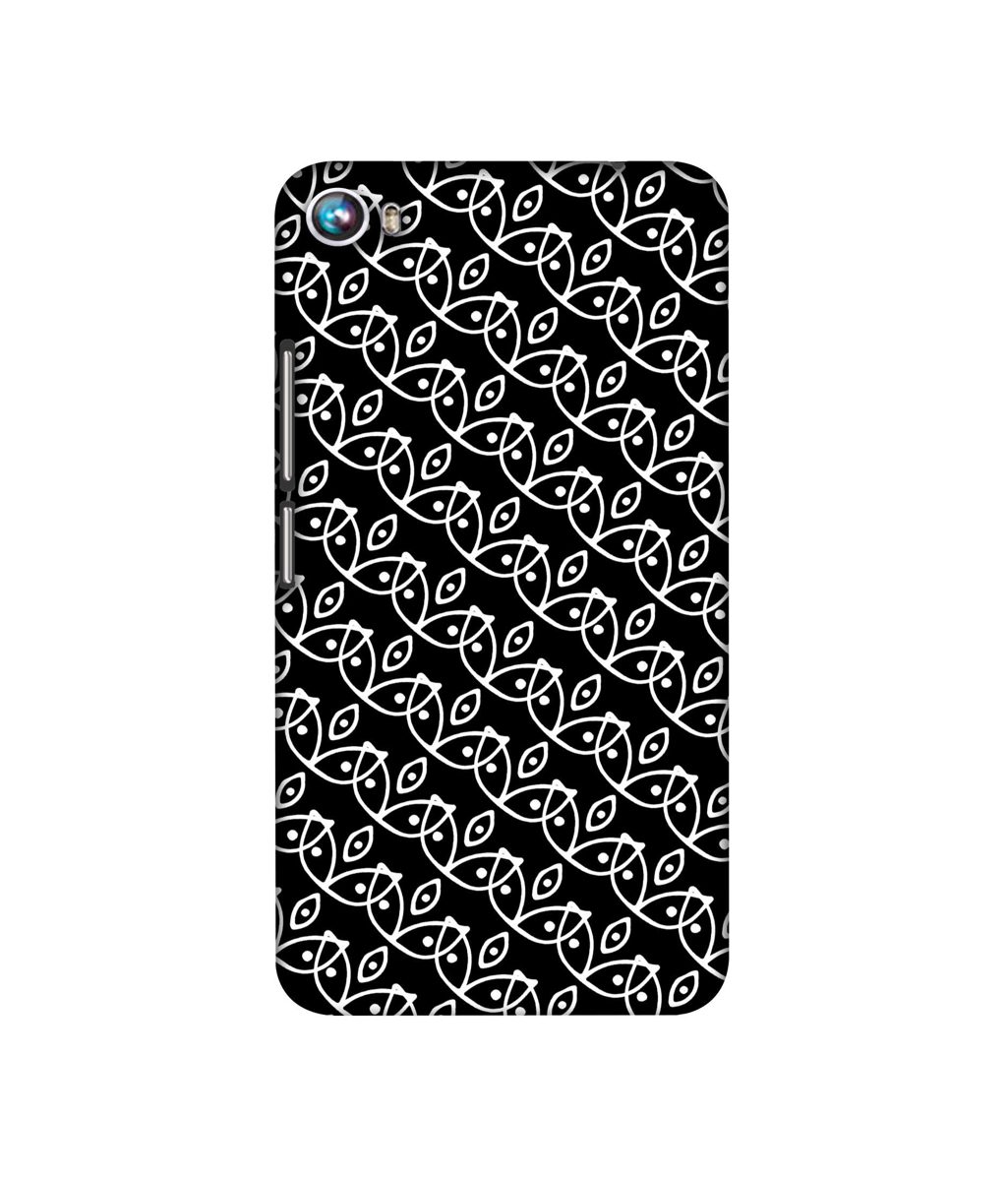 Amazon Brand - Solimo Designer White Pattern 3D Printed Hard Back Case Mobile Cover for Micromax Canvas Fire 4 A107