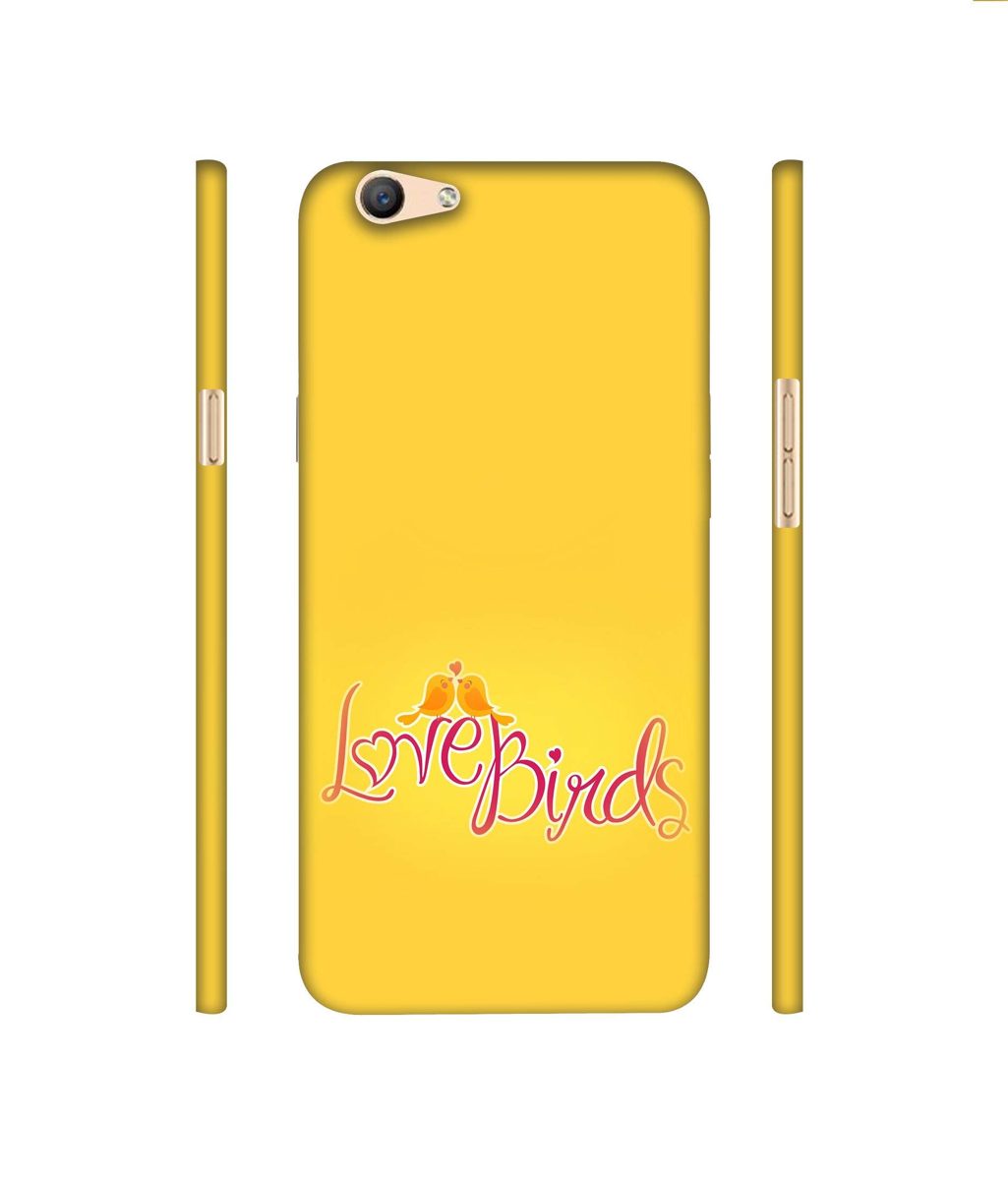 Amazon Brand - Solimo Designer Love Birds 3D Printed Hard Back Case Mobile Cover for Oppo F1s