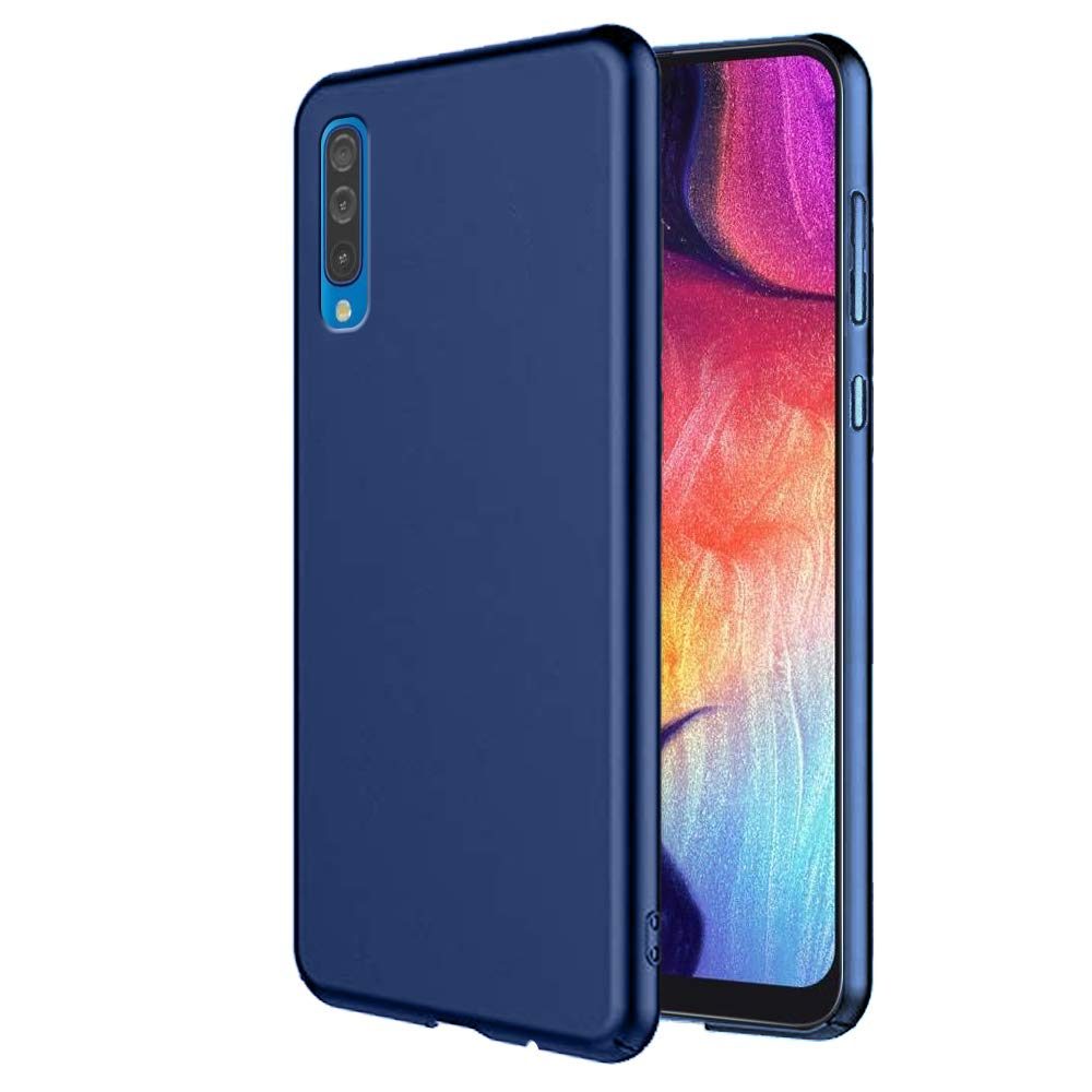 Amazon Brand - Solimo Samsung Galaxy A50 Mobile Cover (Hard Back & Slim),Blue