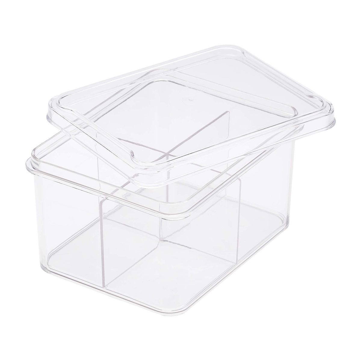 AmazonBasics Plastic Kitchen Storage Bins - Set of 4