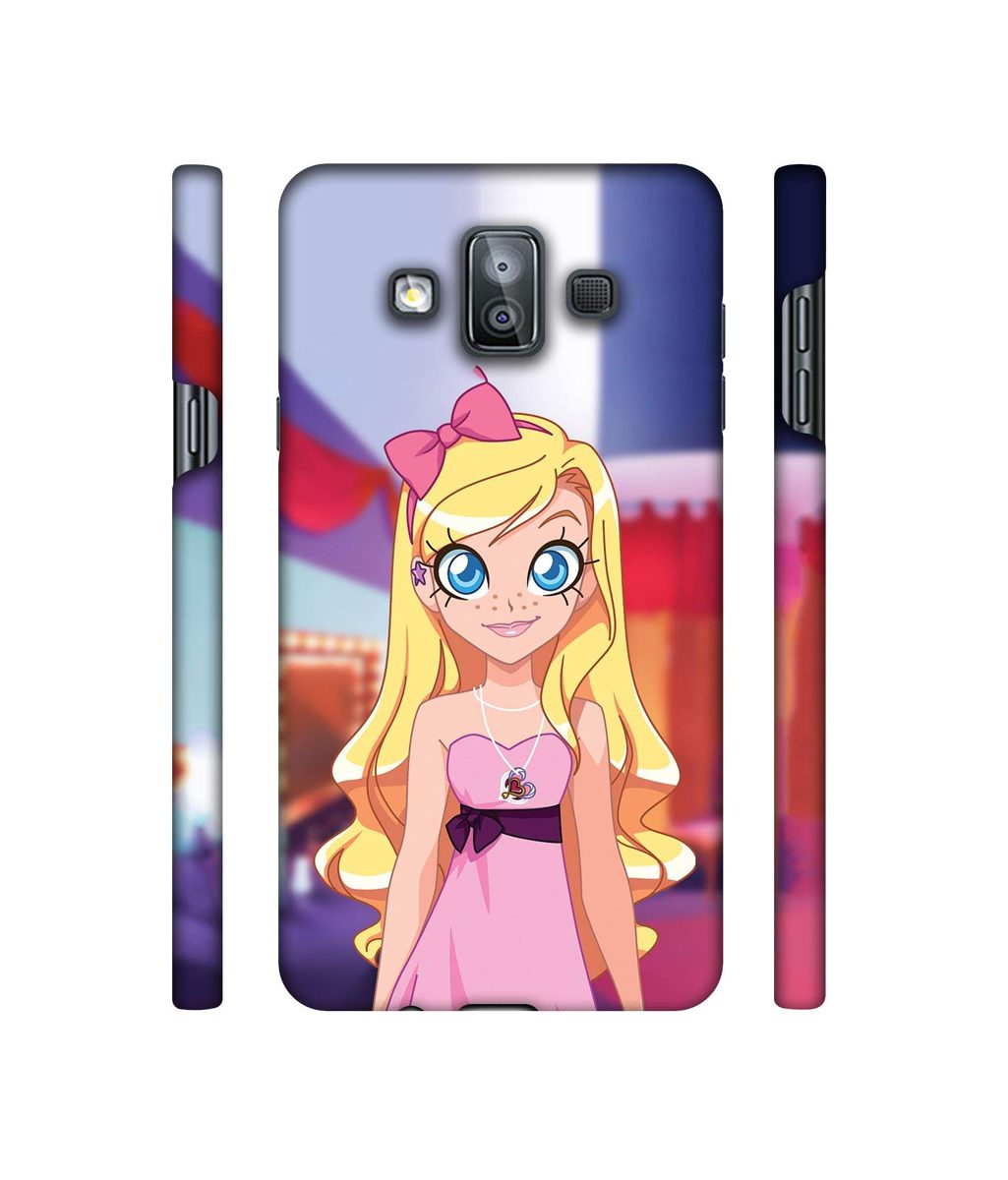 Amazon Brand - Solimo Designer Small Princess Vector 3D Printed Hard Back Case Mobile Cover for Samsung Galaxy J7 Duo