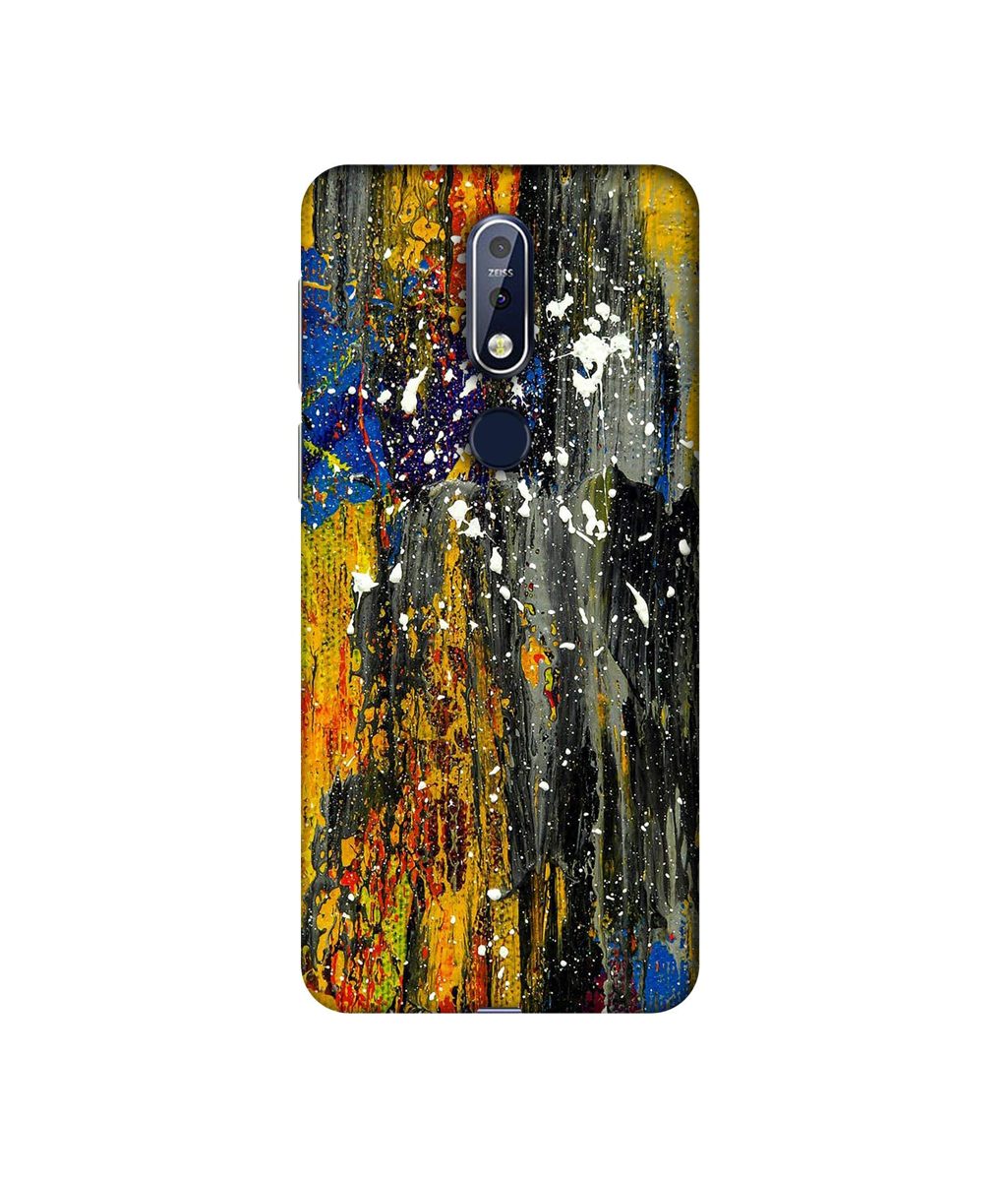 Amazon Brand - Solimo Designer Multicolor Color Splsh 3D Printed Hard Back Case Mobile Cover for Nokia 7.1