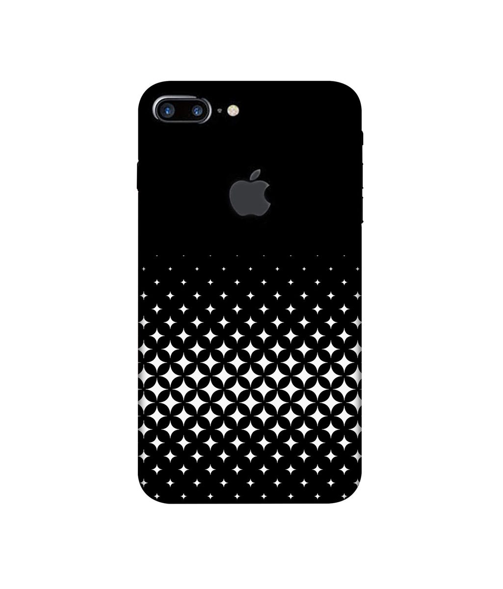 Amazon Brand - Solimo Designer Small Squre Pattern 3D Printed Hard Back Case Mobile Cover for Apple iPhone 7 Plus (Logo Cut)