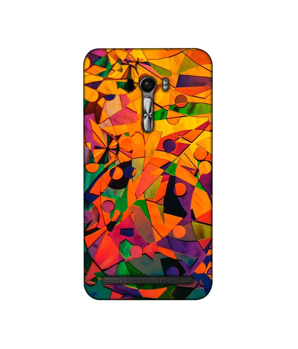 Amazon Brand - Solimo Designer Multicolor Texture 3D Printed Hard Back Case Mobile Cover for Asus Zenfone Selfie ZD551KL