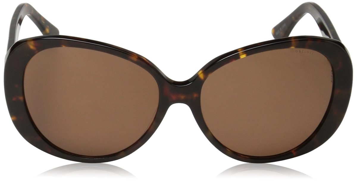 Obsidian Sunglasses for Women Fashion Oversized Round Frame 12, Tortoise, 58 mm