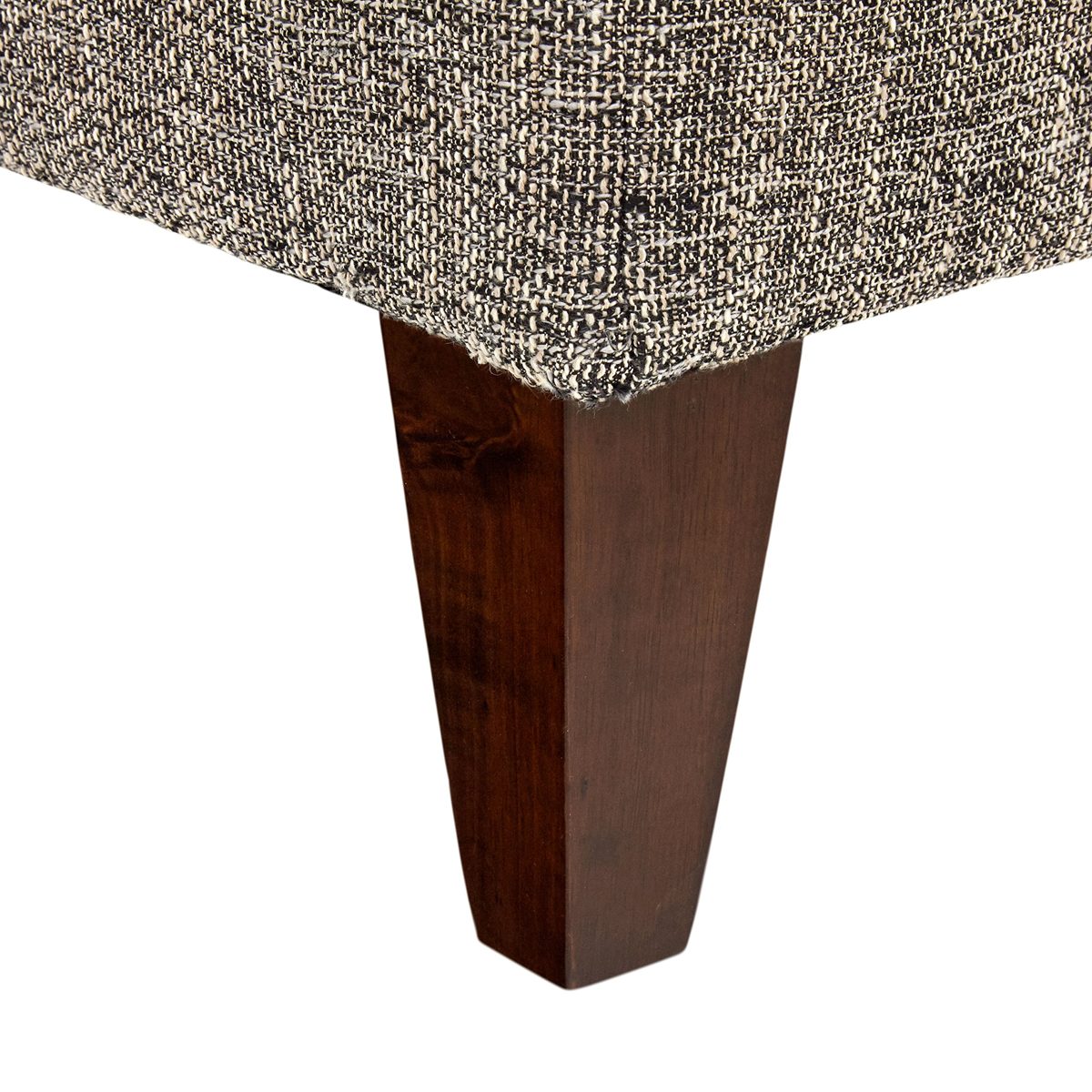 Amazon Brand – Rivet Modern Oversized Upholstered Square Ottoman, 38"W, Bear