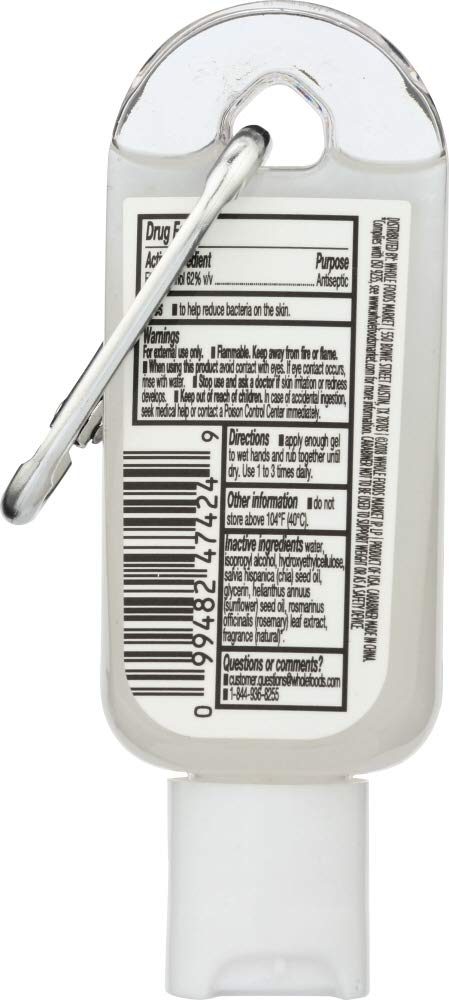 365 EVERYDAY VALUE Hand Santizing Gel Warm Vanilla Bourbon, 1 FZ