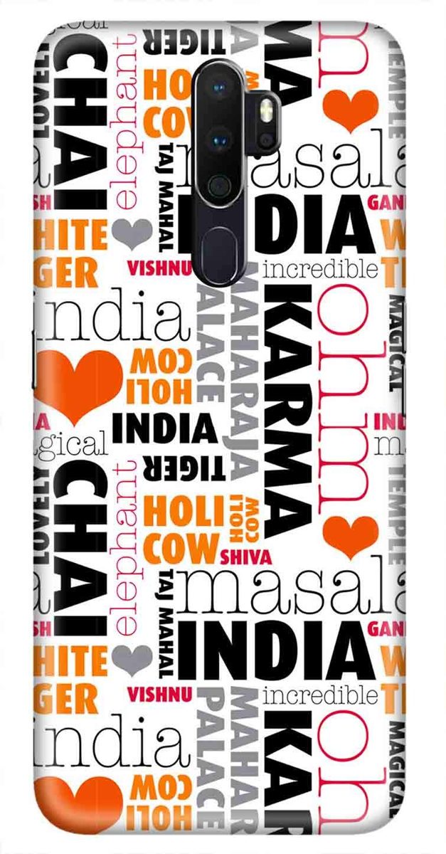 Amazon Brand - Solimo Designer Indian Theme Design 3D Printed Hard Back Case Mobile Cover for Oppo A5 (2020)