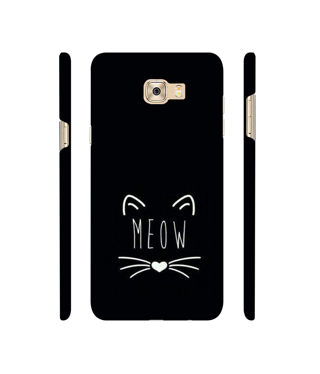 Amazon Brand - Solimo Designer Meow 3D Printed Hard Back Case Mobile Cover for Samsung Galaxy C7 Pro
