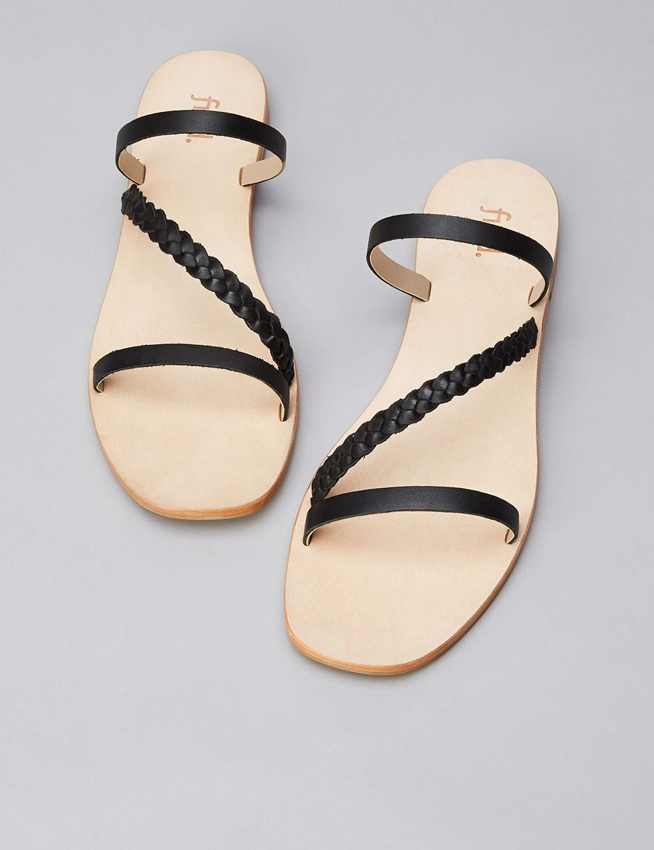 find. Women's Diagonal Weave Mule Sandal Black US 7.5