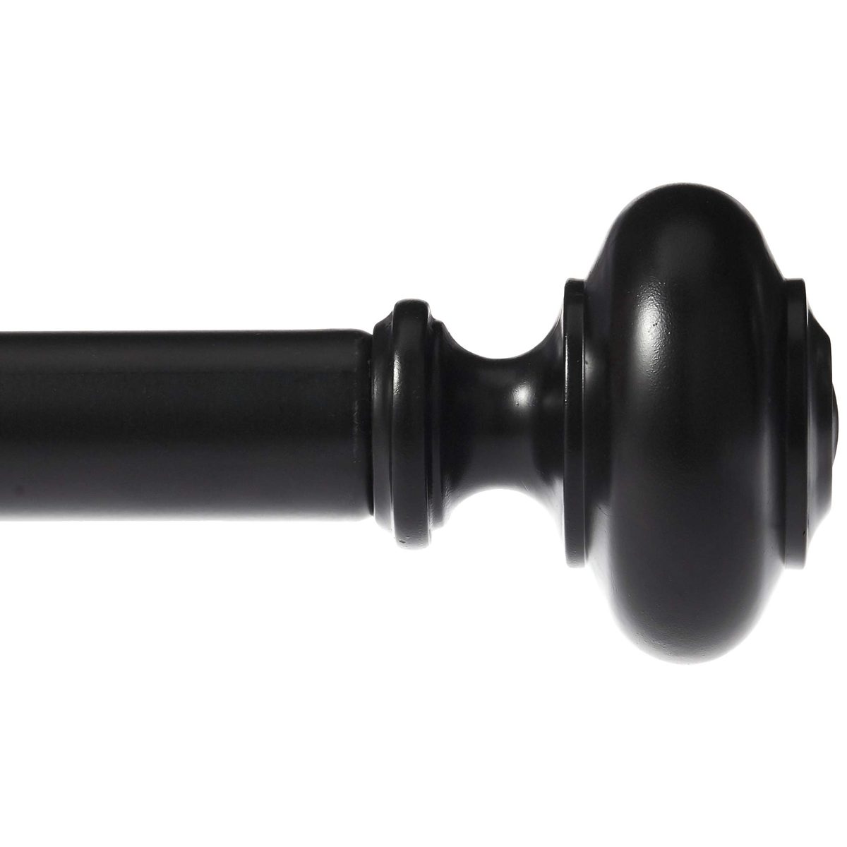 AmazonBasics Knob Finial for Curtain Rod