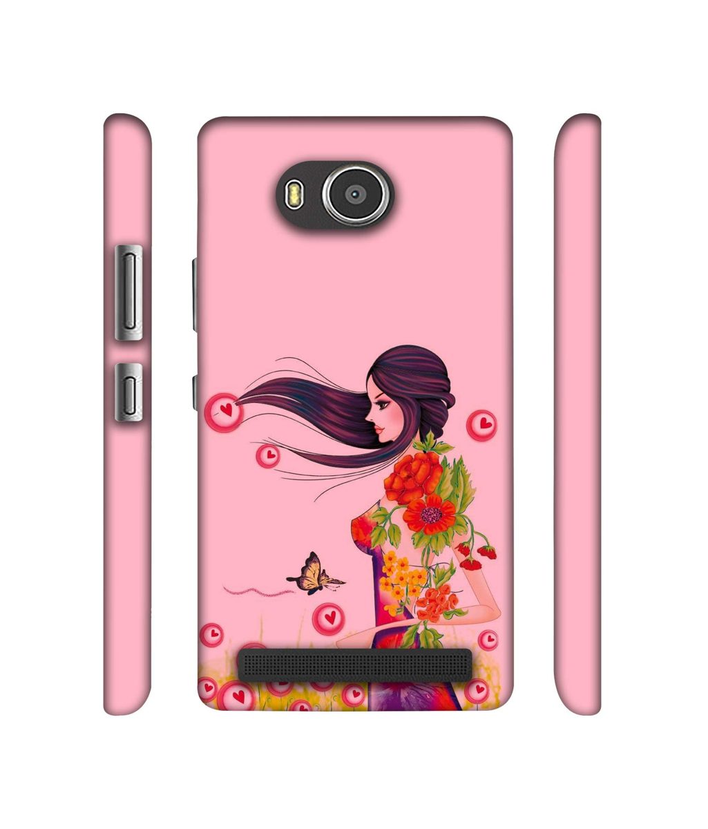 Amazon Brand - Solimo Designer Lady Vector Pattern 3D Printed Hard Back Case Mobile Cover for Lenovo A7700