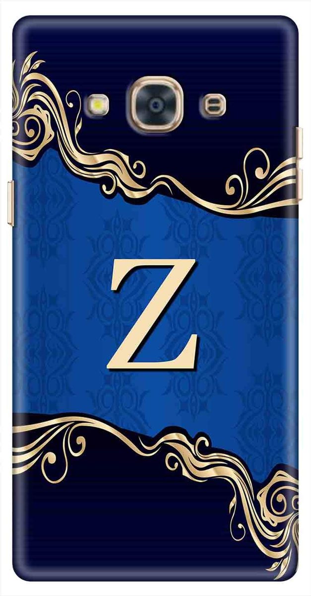 Amazon Brand - Solimo Designer Blue Pattern Alphabet-Z 3D Printed Hard Back Case Mobile Cover for Samsung Galaxy J3 Pro