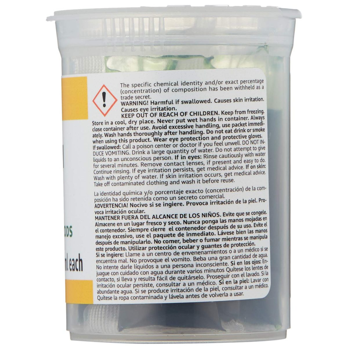 AmazonCommercial Dissolvable Bathroom Cleaner Refill Vial - 6 Pacs