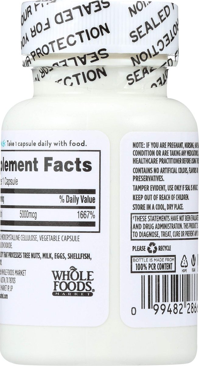365 Everyday Value, Biotin 5000mcg, 60 ct