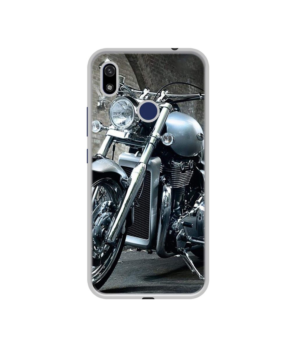 Amazon Brand - Solimo Designer Motorcycle UV Printed Soft Back Case Mobile Cover for Gionee F9