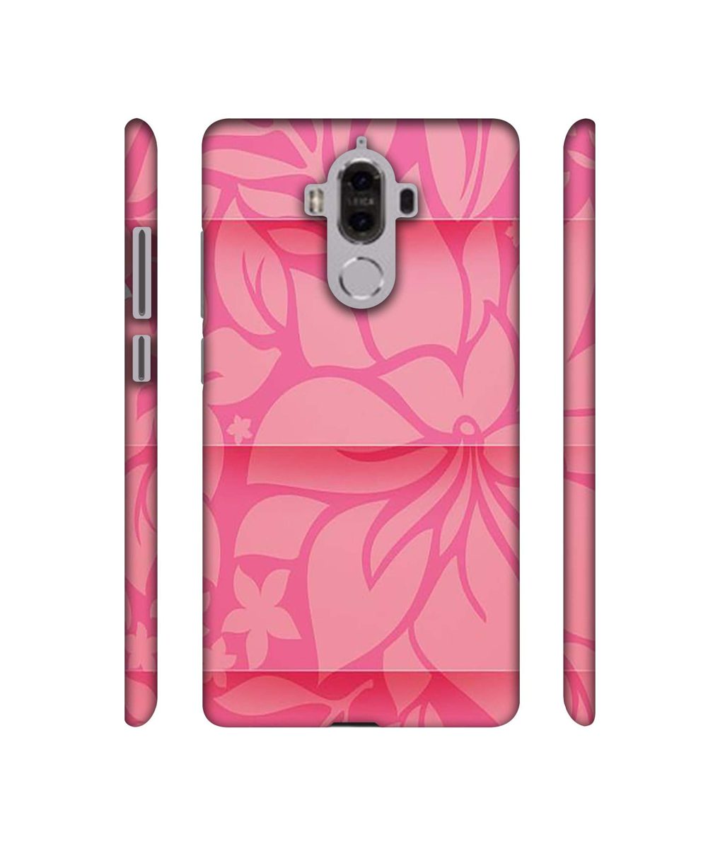 Amazon Brand - Solimo Designer Pink Flower Banch Print On Cloth 3D Printed Hard Back Case Mobile Cover for Huawei Mate 9
