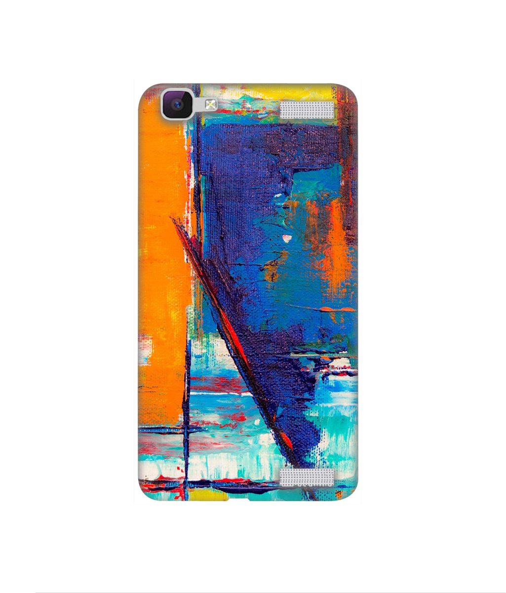 Amazon Brand - Solimo Designer MultiColur Blocks 3D Printed Hard Back Case Mobile Cover for Vivo V1 Max