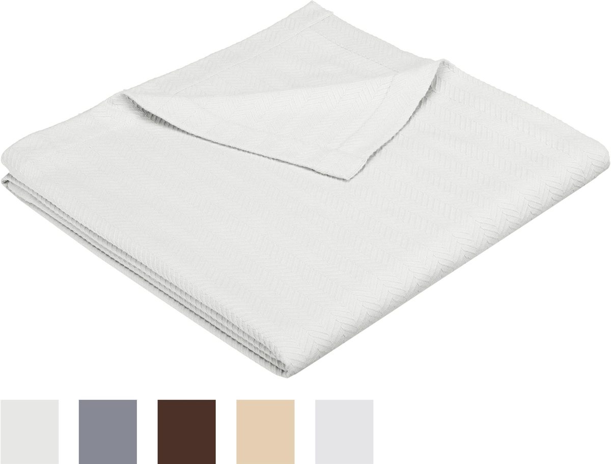 Pinzon Signature Zero-Twist Egyptian Cotton Blanket