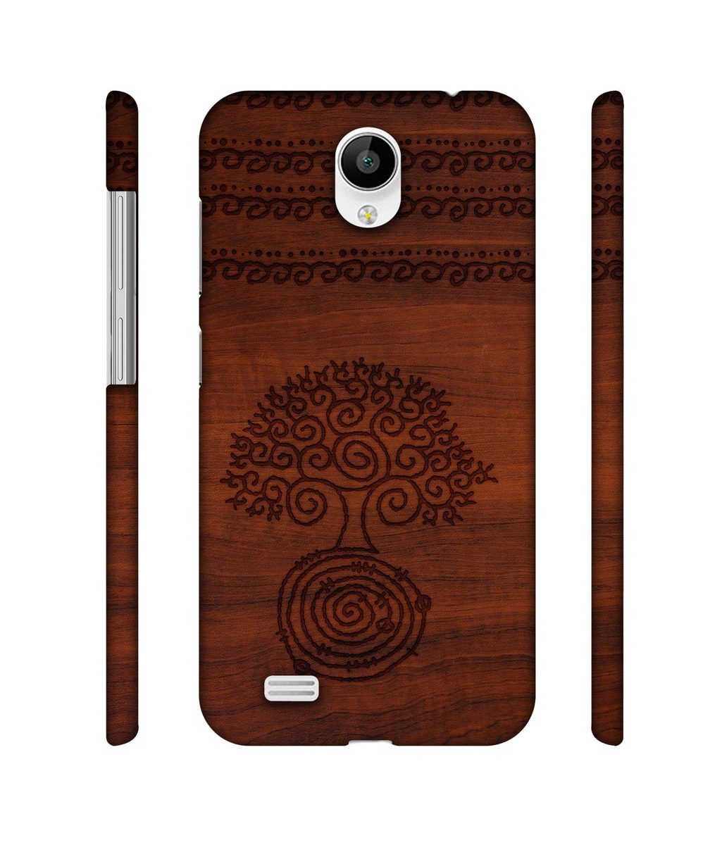 Amazon Brand - Solimo Designer Engraved Patten 3D Printed Hard Back Case Mobile Cover for Vivo Y21L