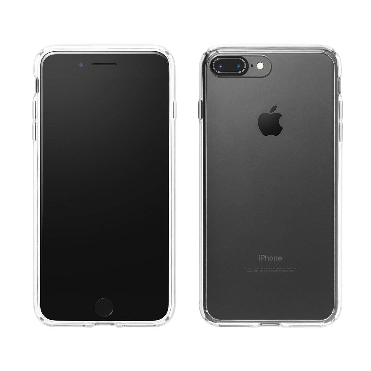 (Renewed) AmazonBasics Mobile Case for Apple iPhone 7 Plus (Clear)