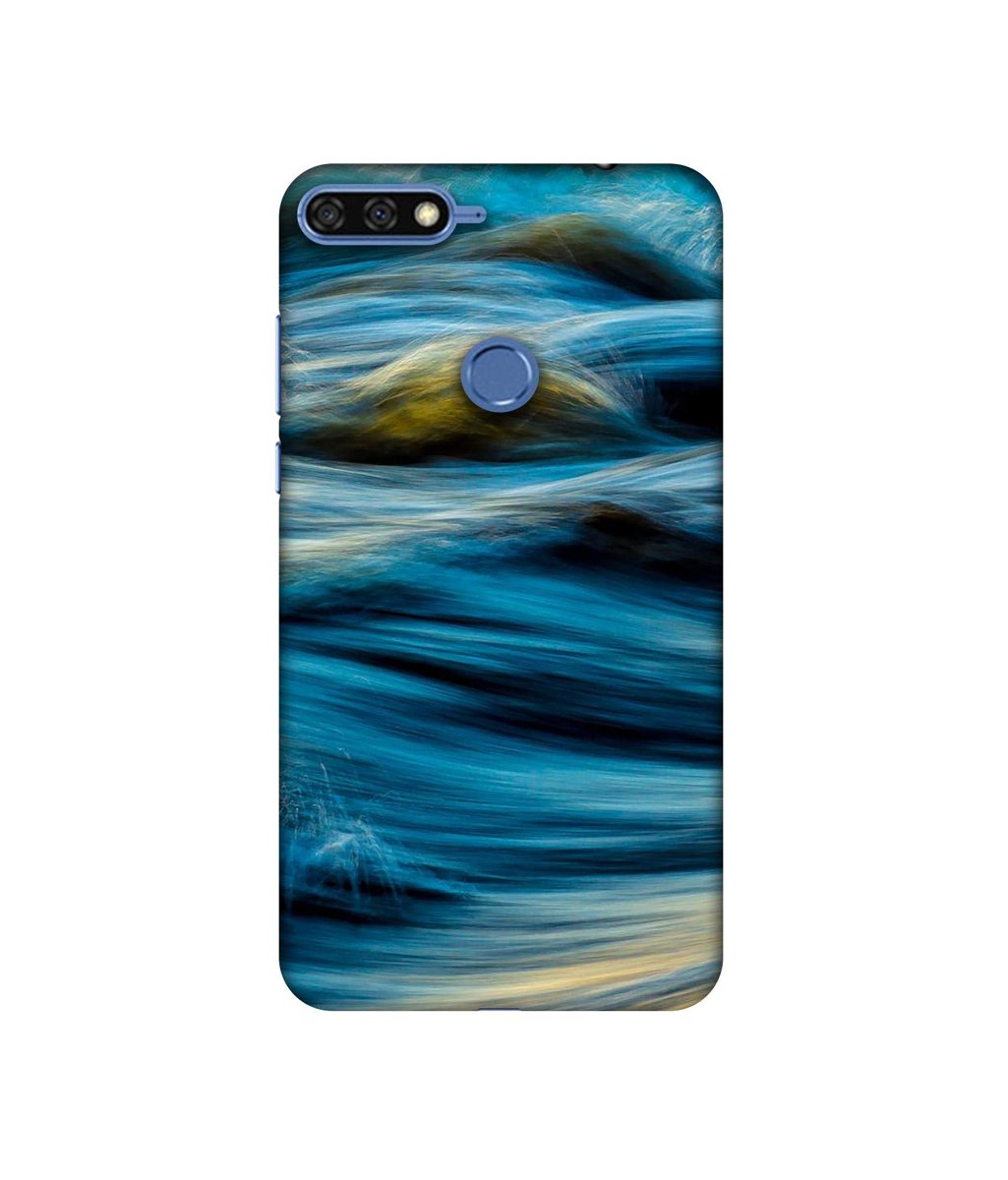 Amazon Brand - Solimo Designer Sea Wave 3D Printed Hard Back Case Mobile Cover for Huawei Honor 7A