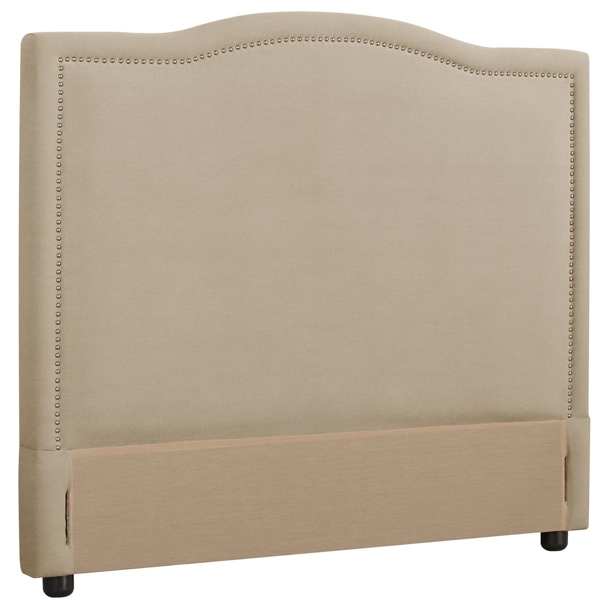 Amazon Brand – Stone & Beam Bridgewater Curved King Headboard, 82"W, Spinnsol Cocoa