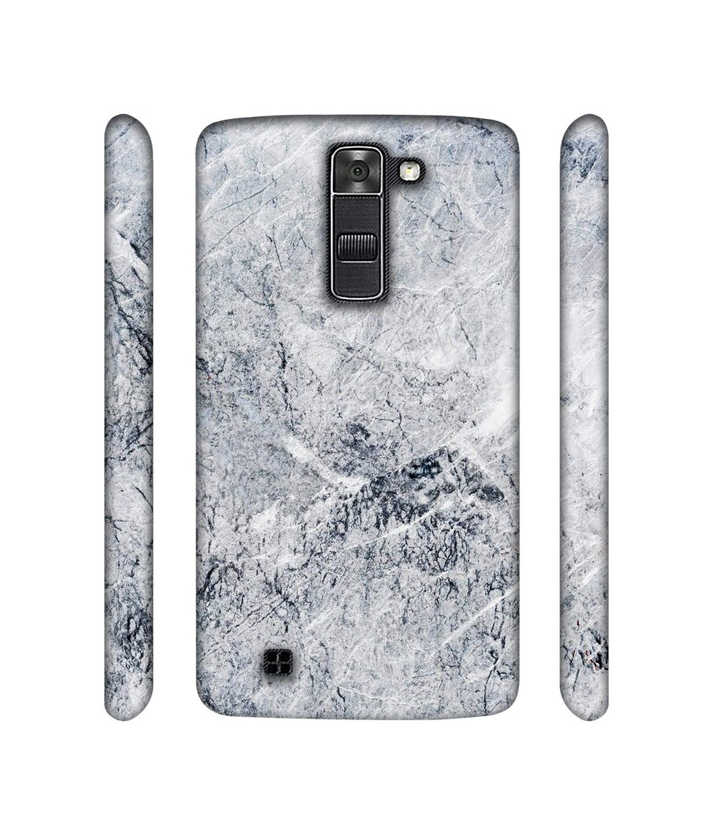 Amazon Brand - Solimo Designer Grayish Marble 3D Printed Hard Back Case Mobile Cover for LG K7