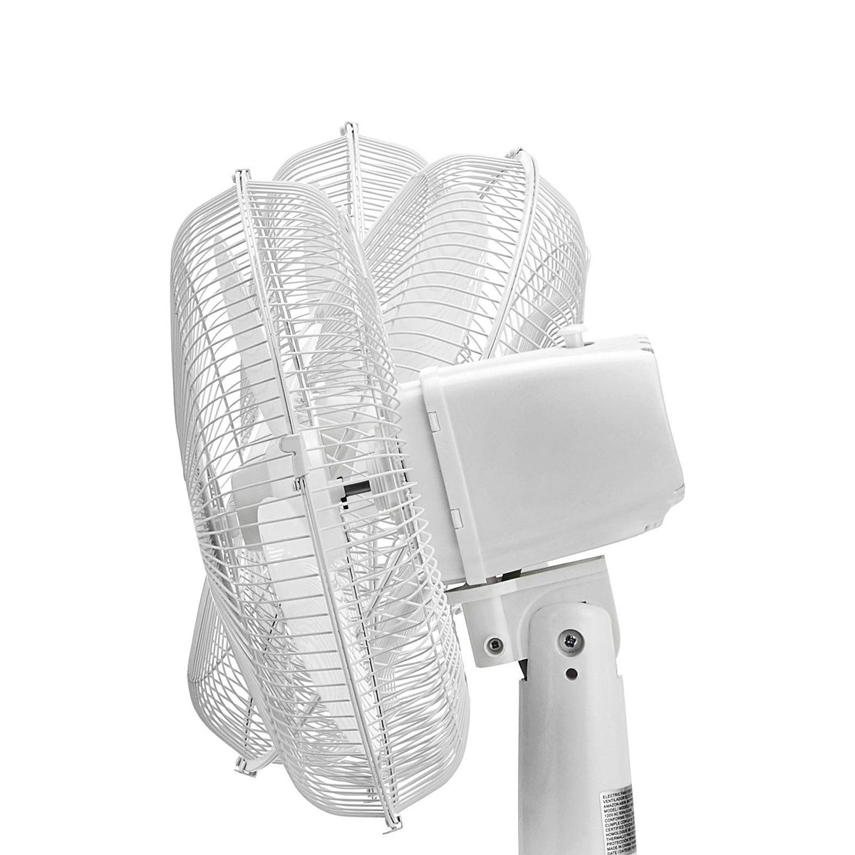 AmazonBasics Oscillating Table Fan with 12-Inch Blades, 3 Speed Settings (Renewed)