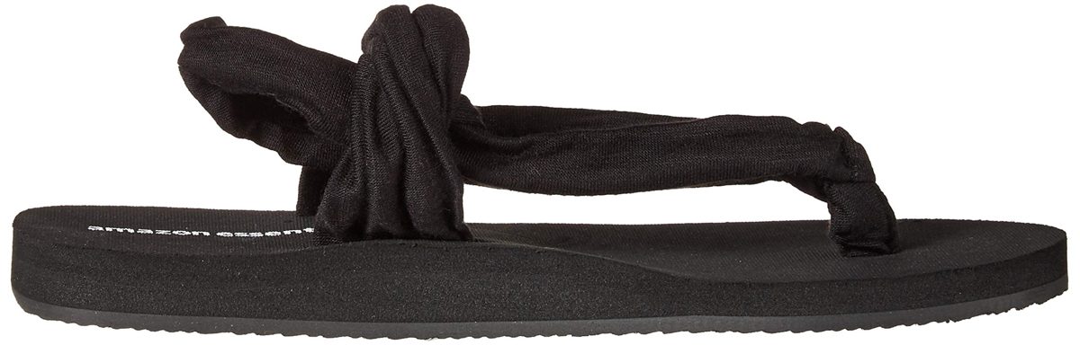 Amazon Essentials Women's Delia Sandal, Black, 11 Medium US