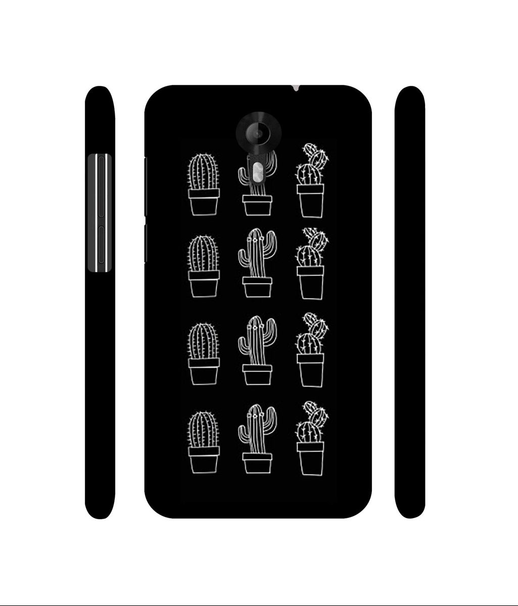 Amazon Brand - Solimo Designer Cactus Design 3D Printed Hard Back Case Mobile Cover for Micromax Canvas Nitro 4G E455