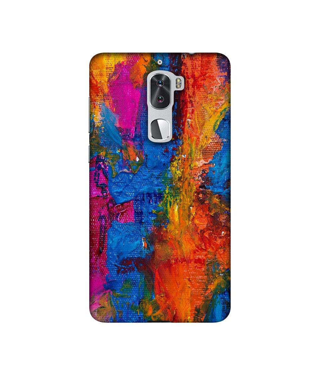 Amazon Brand - Solimo Designer Dark Multicolor Canvas 3D Printed Hard Back Case Mobile Cover for Coolpad Cool1 Dual