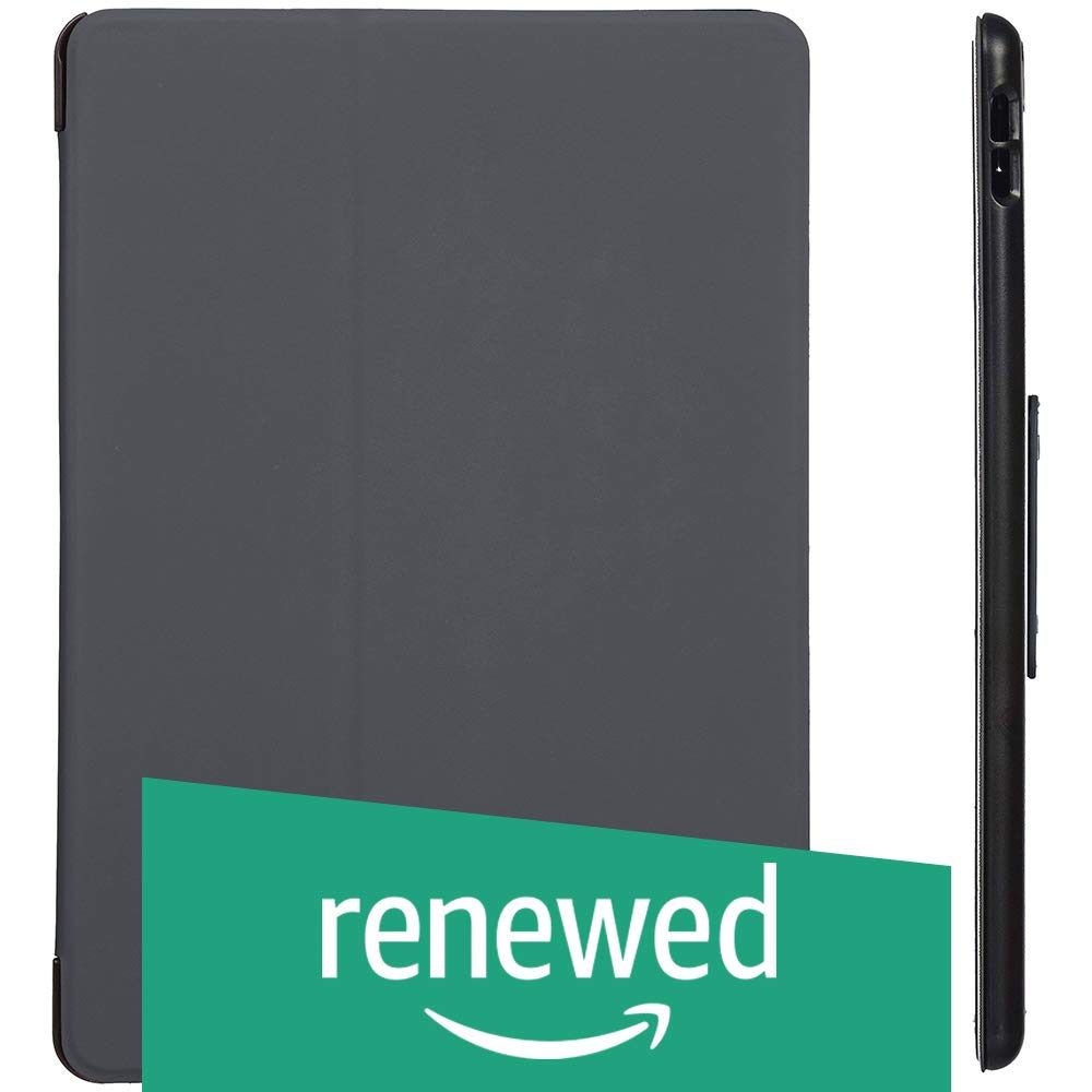 (Renewed) AmazonBasics New iPad Pro 2017 Smart Case Auto Wake/Sleep Cover, Grey, 10.5"