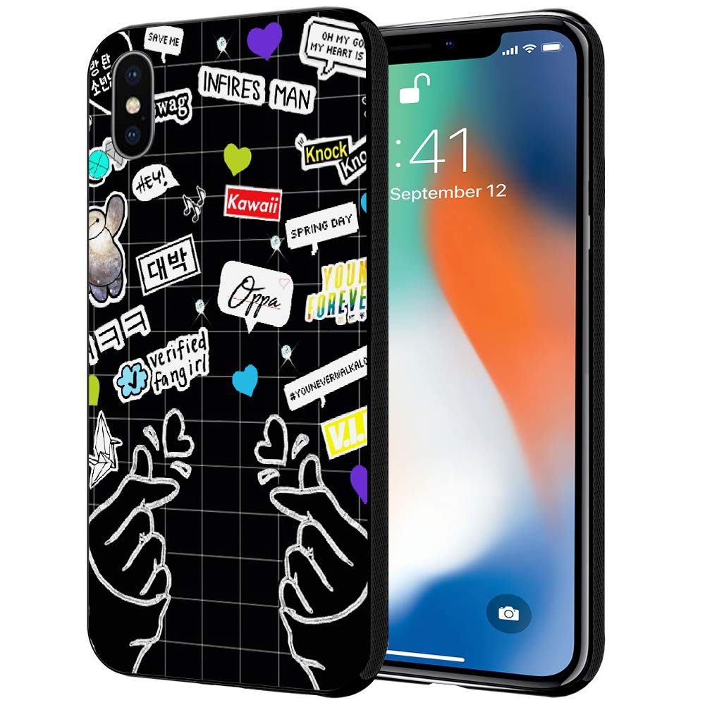 Amazon Brand - Solimo Designer Hearts Printed Hard Back Case Mobile Cover for Apple iPhone Xs Max (D1257)