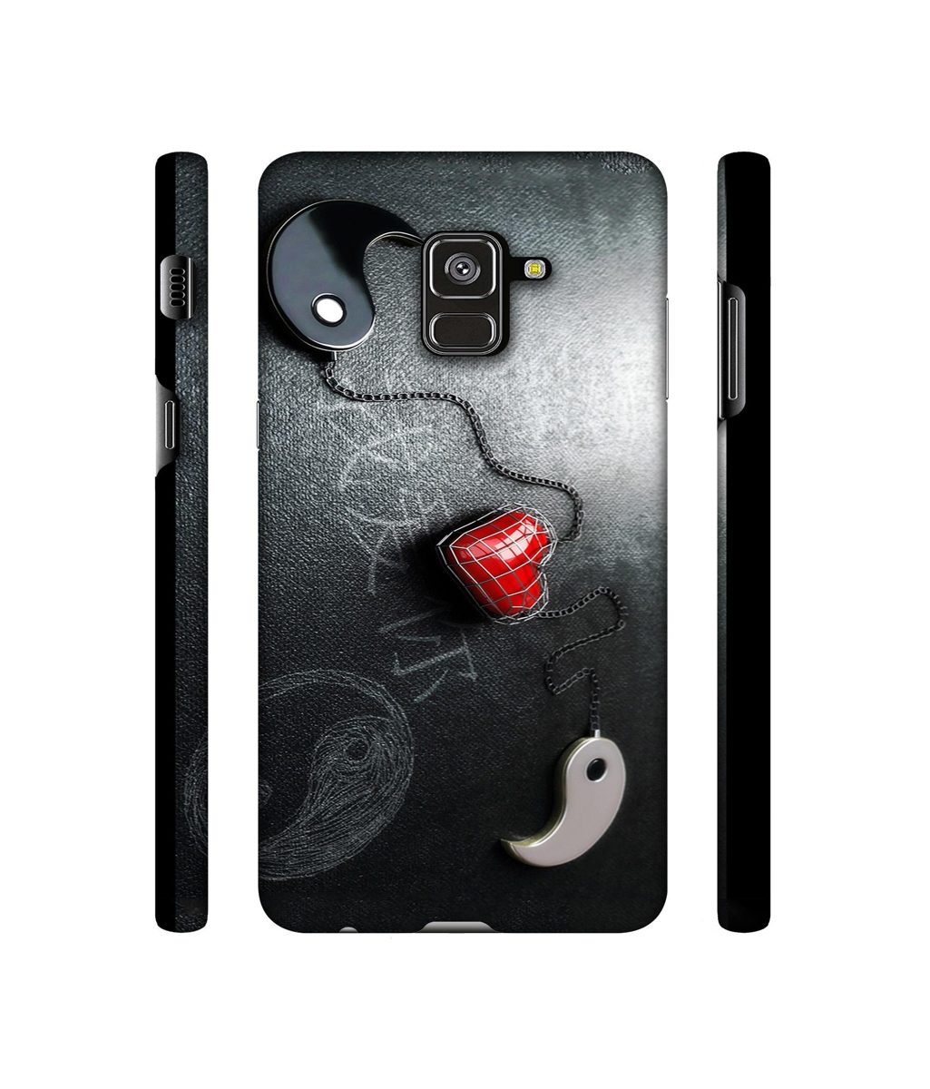 Amazon Brand - Solimo Designer Chinnese Yin and Yang 3D Printed Hard Back Case Mobile Cover for Samsung Galaxy A8 Plus