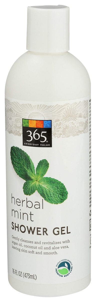 365 Everyday Value, Shower Gel, Herbal Mint, 16 fl oz