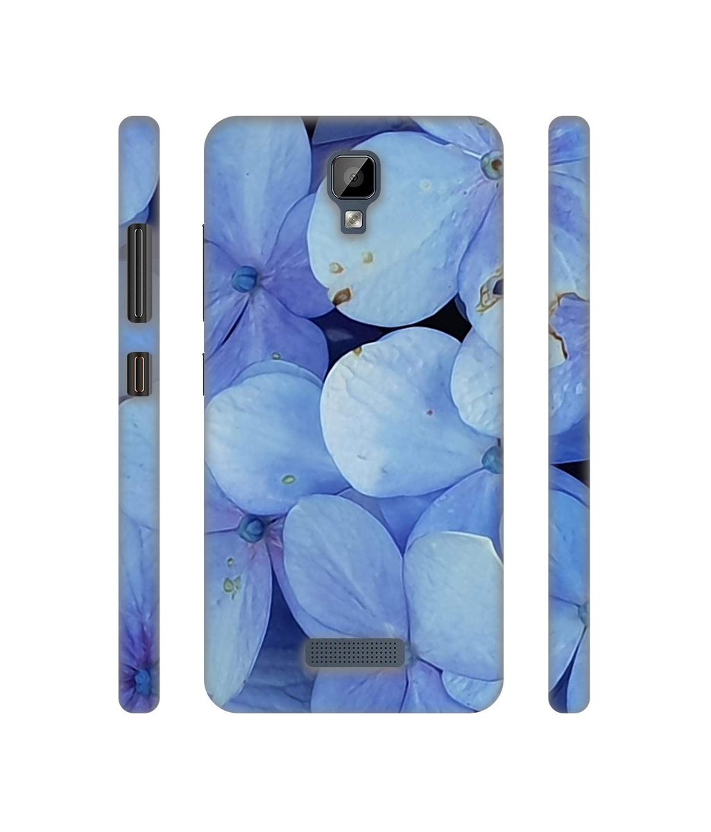 Amazon Brand - Solimo Designer Light Blue Flower Photography 3D Printed Hard Back Case Mobile Cover for Gionee P7 Max