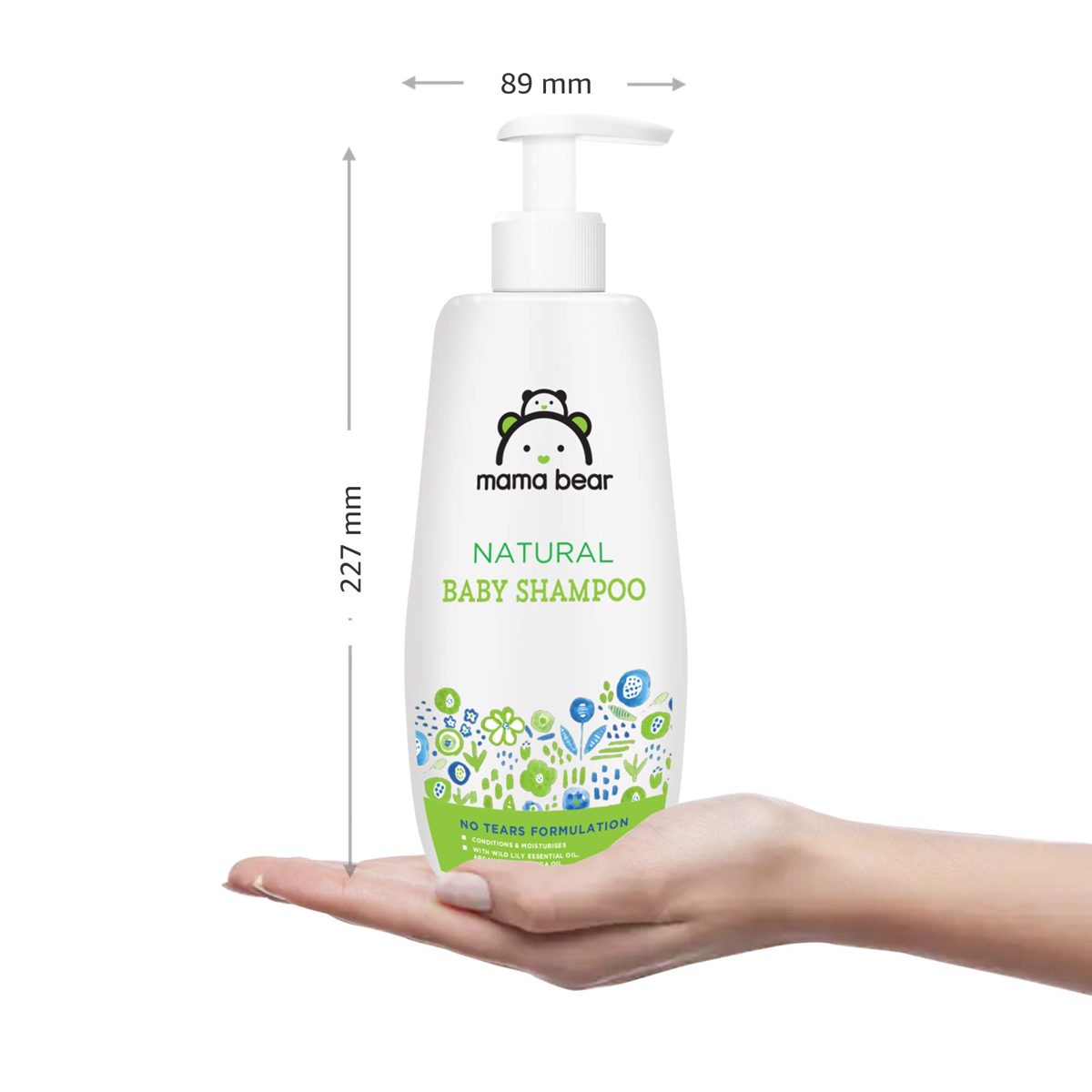 Amazon Brand - Mama Bear Natural Baby Shampoo - 400 ml