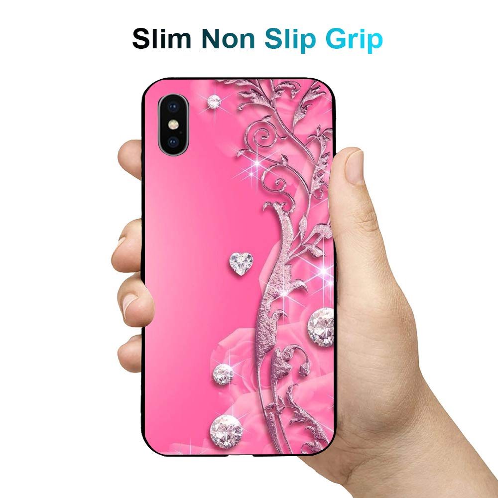 Amazon Brand - Solimo Designer Floral Printed Hard Back Case Mobile Cover for Apple iPhone X/Xs (D1168)