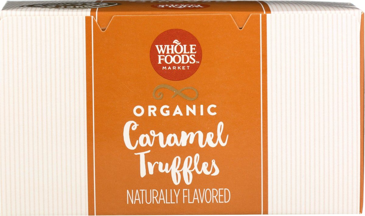 WHOLE FOODS MARKET Organic Caramel Truffles, 8.8 OZ