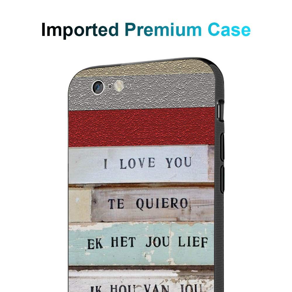 Amazon Brand - Solimo Designer I Love Qoute Printed Hard Back Case Mobile Cover for Apple iPhone 8/7 (D1225)