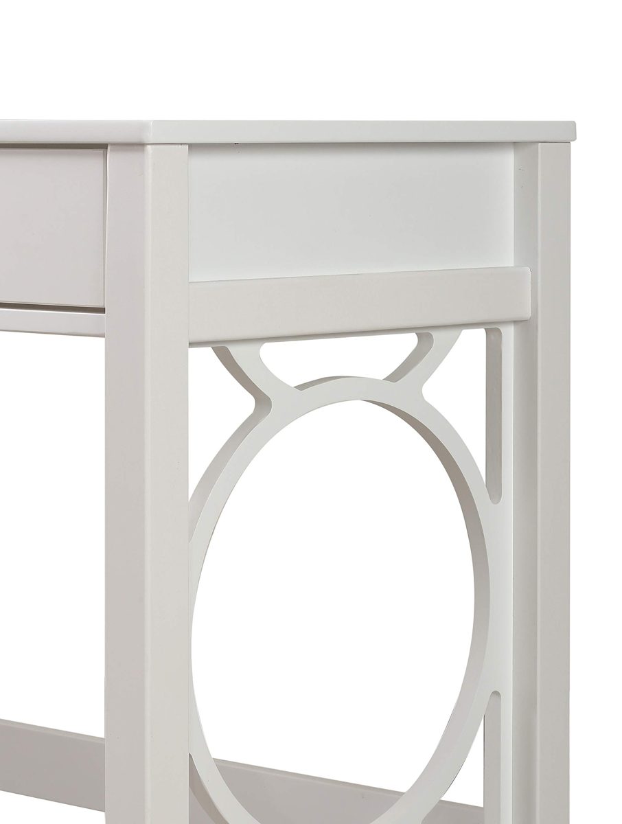 Amazon Brand – Ravenna Home Springdale Modern Desk, 47"W, White