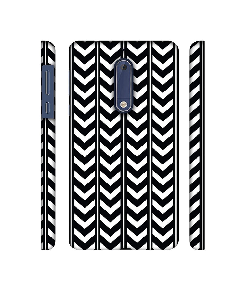 Amazon Brand - Solimo Designer Arrow Texture 3D Printed Hard Back Case Mobile Cover for Nokia 5