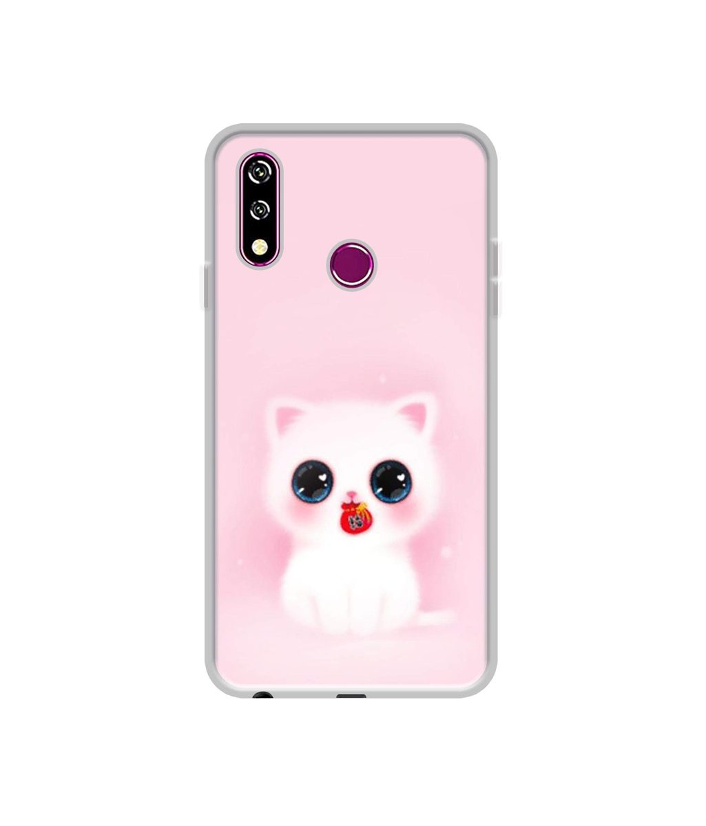 Amazon Brand - Solimo Designer Kitty UV Printed Soft Back Case Mobile Cover for LG W10